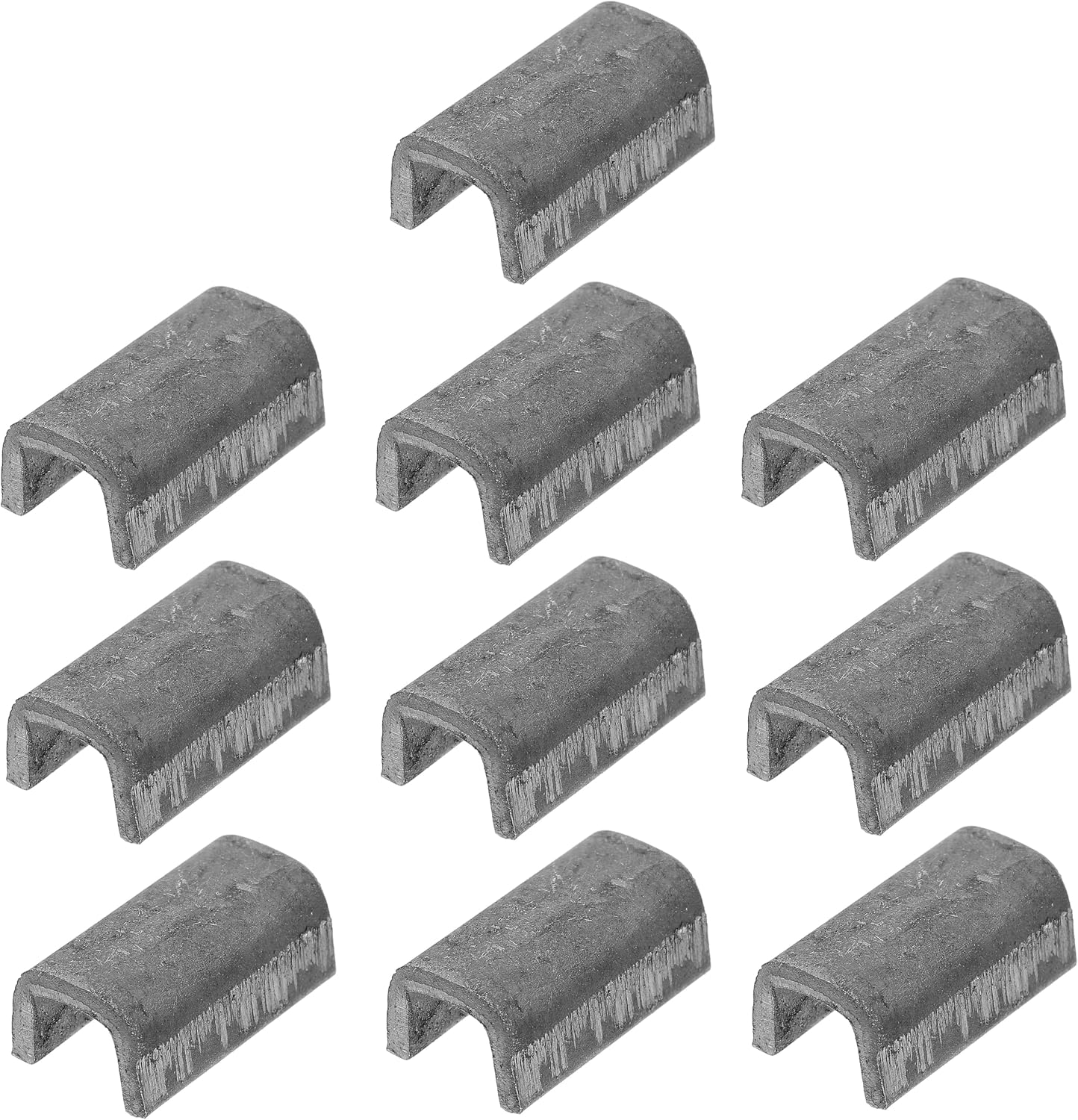 Garneck 10pcs Iron Hoe Clip Tool Parts for Axe and Hoe Easy Installation with Reinforced Head Versatile Use for Backyard Gardening and Lawn Care