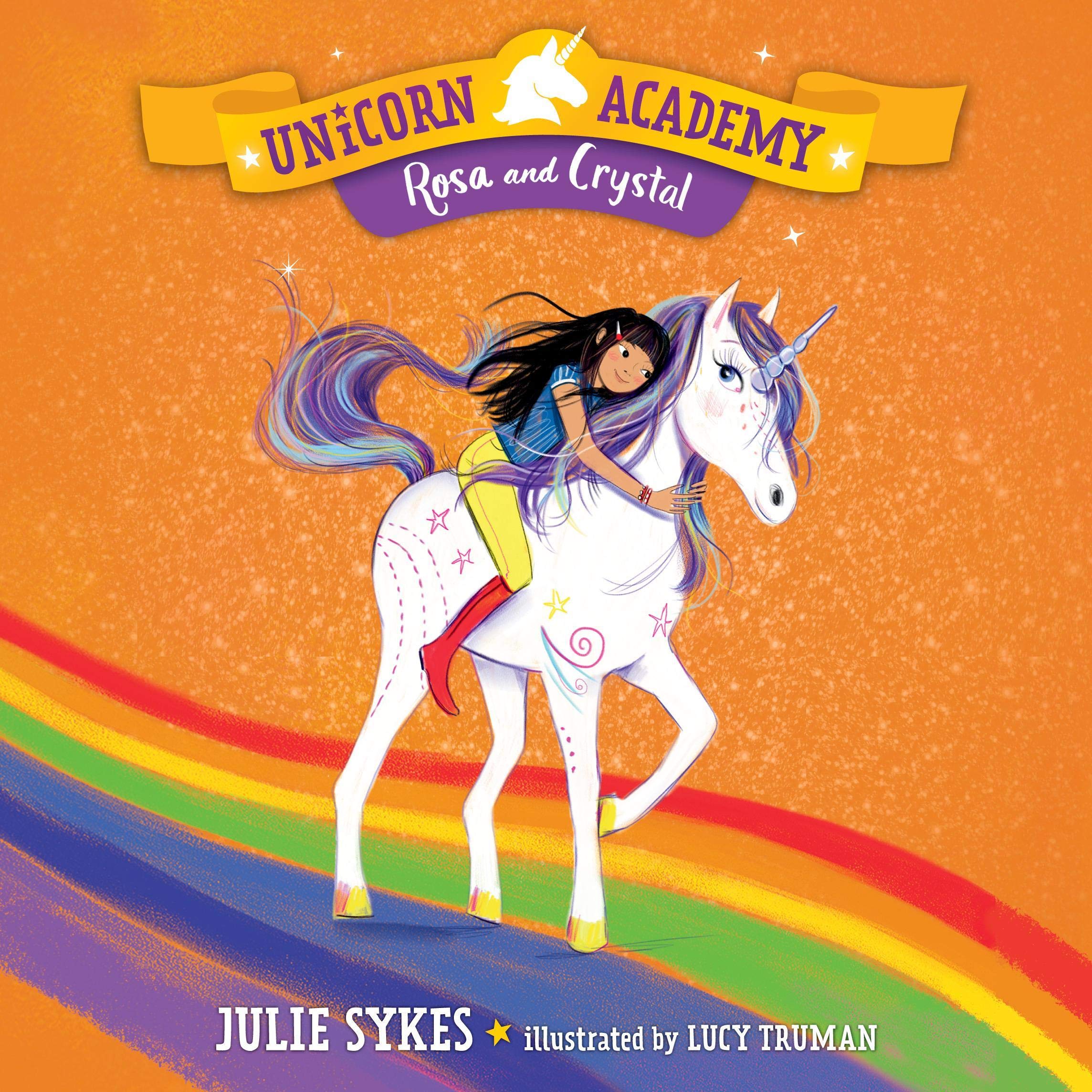 Cover art for Unicorn Academy #7: Rosa and Crystal