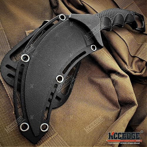 Miniatura 10 de TAKUMITAK Cuchillo táctico, cuchillo de caza, cuchillo de supervivencia, cuchillo de hoja fija, cuchillo de afeitar de borde afilado, accesorios de