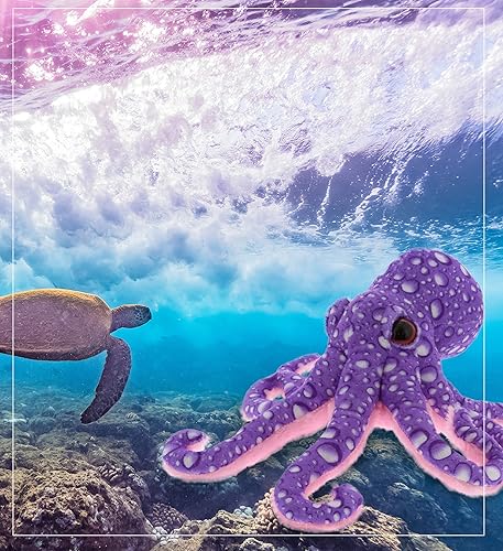 Miniatura 9 de DolliBu Colección de animales de peluche salvaje, el mejor regalo de animales para niños, adorable criatura marina del zoológico peekaboo critters –