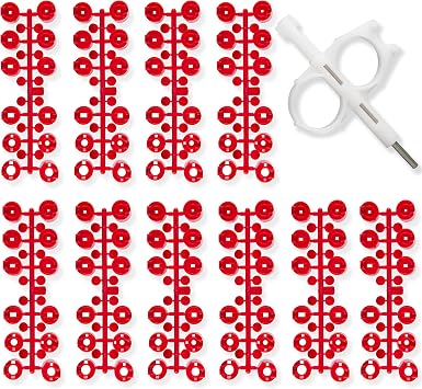 Hunter PGP ADJ Rotor Sprinkler Nozzle 10-Pack Red Installation Key Included