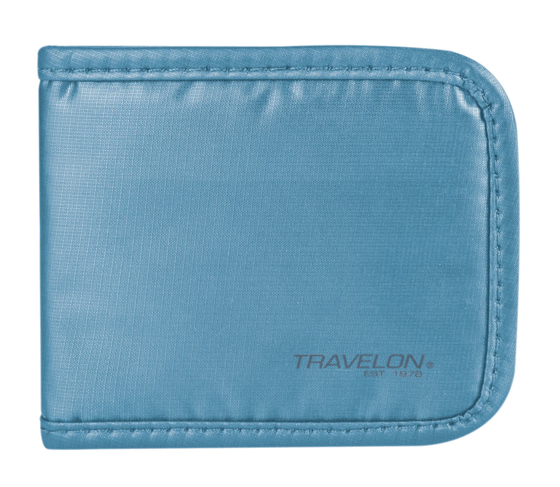 TravelonLuggage Safe Id Metro Card Holder, Teal, Small