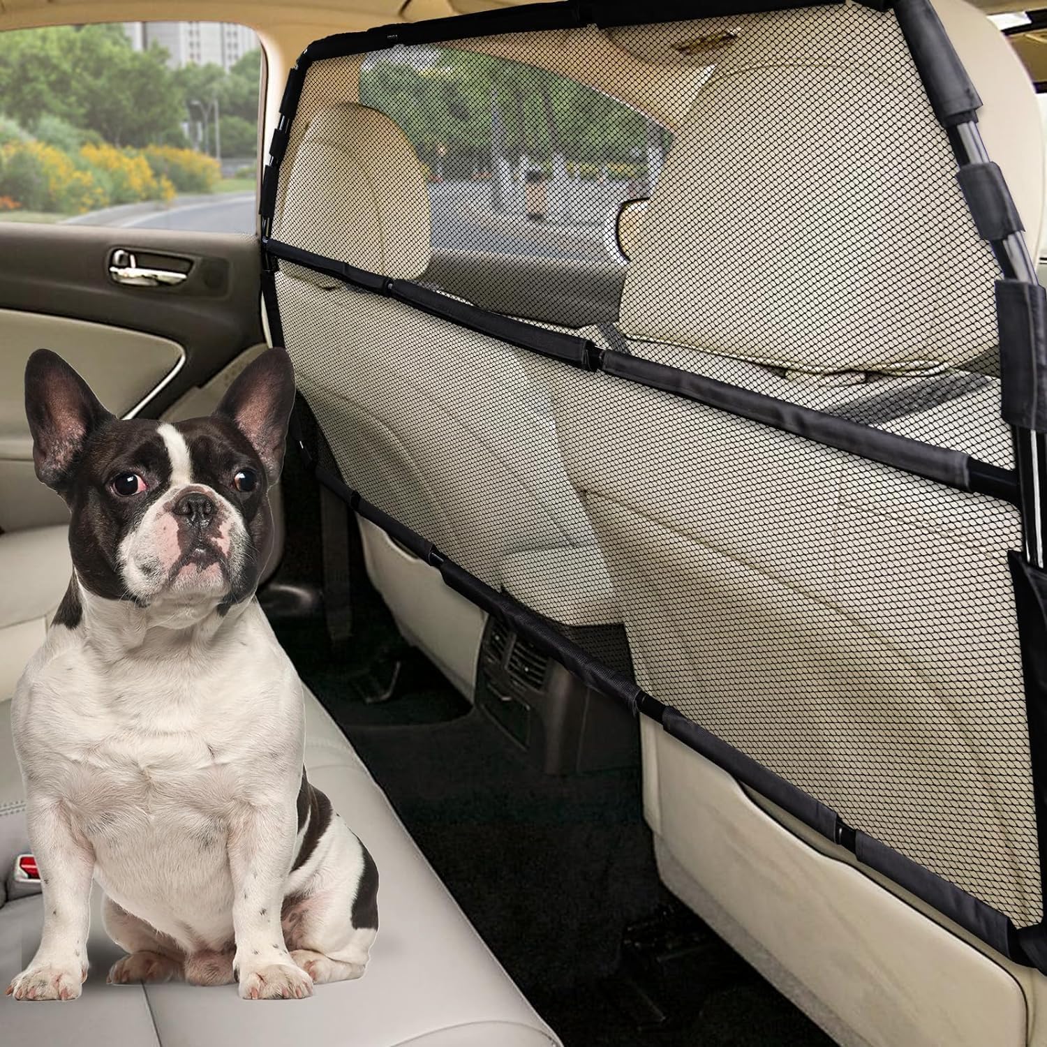 Snagle Paw Grille pour chien de voiture, 127 cm de large