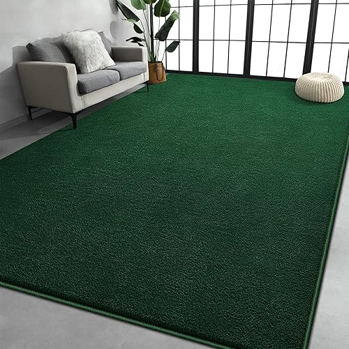 Miniatura 14 de Alfombras de área grandes para sala de estar y dormitorio, alfombra blanca de 5 x 8 pies, alfombra shag moderna minimalista, alfombra suave y gruesa