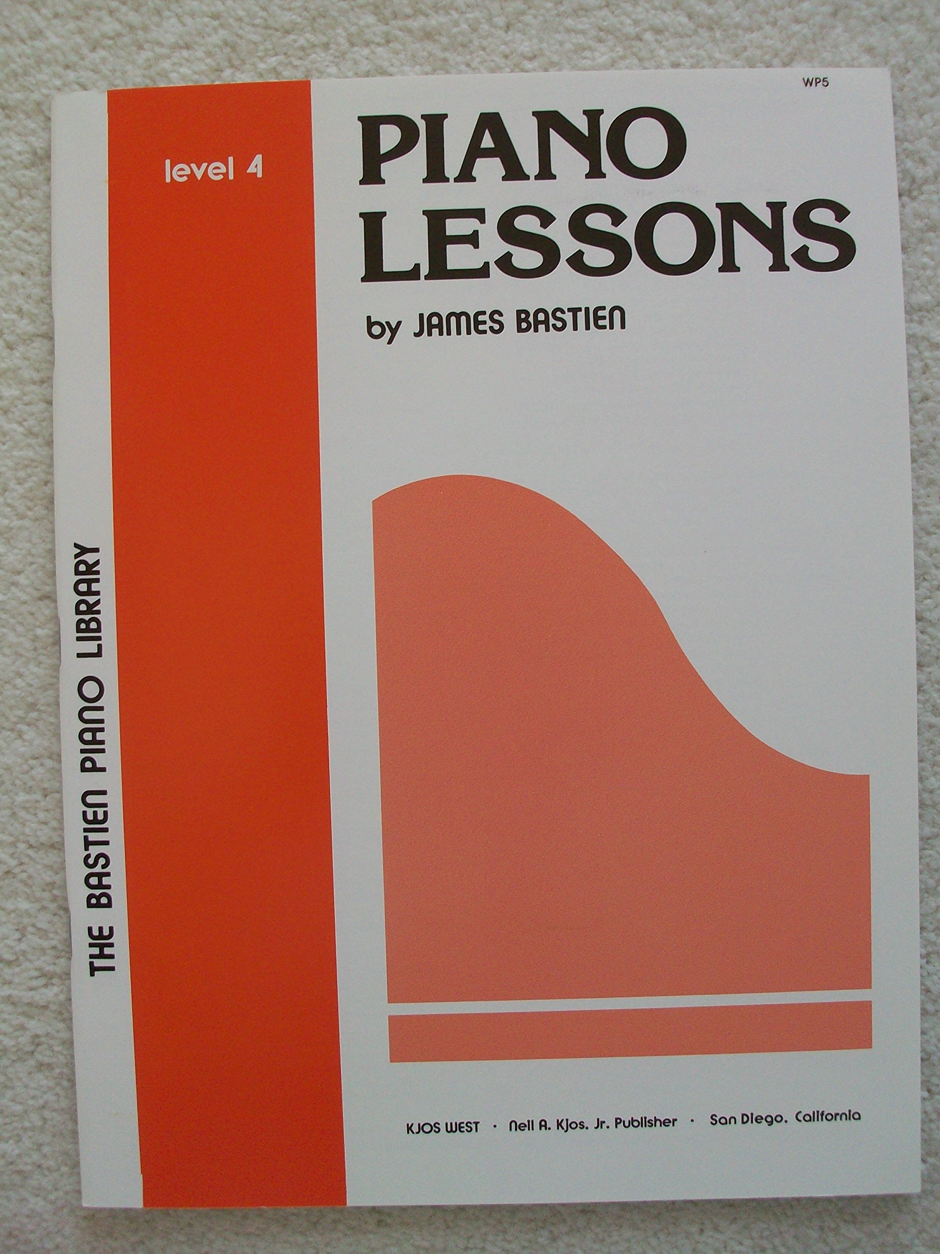 WP5 - Piano Lessons Level 4 - Bastien Piano Library (The Bastien Piano Library)