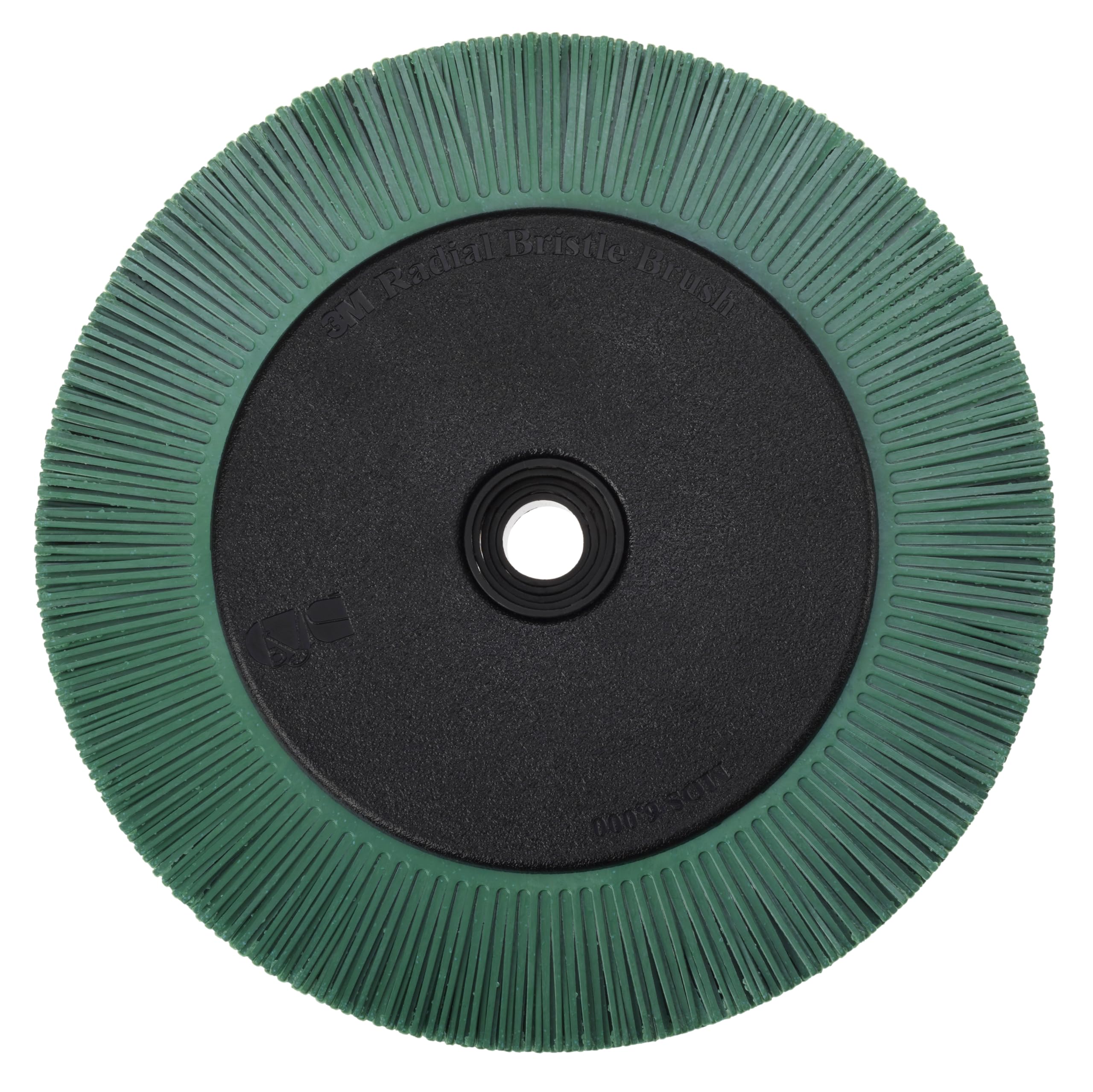 3M Scotch-Brite Cepillo Radial Bristle BB-ZB, 203 mm x 25 mm x 32 mm, P50, Verde, Tipo S, Con Adaptador, 1 por paquete | Verde, Tipo S, Con Adaptador, 1 por paquete
