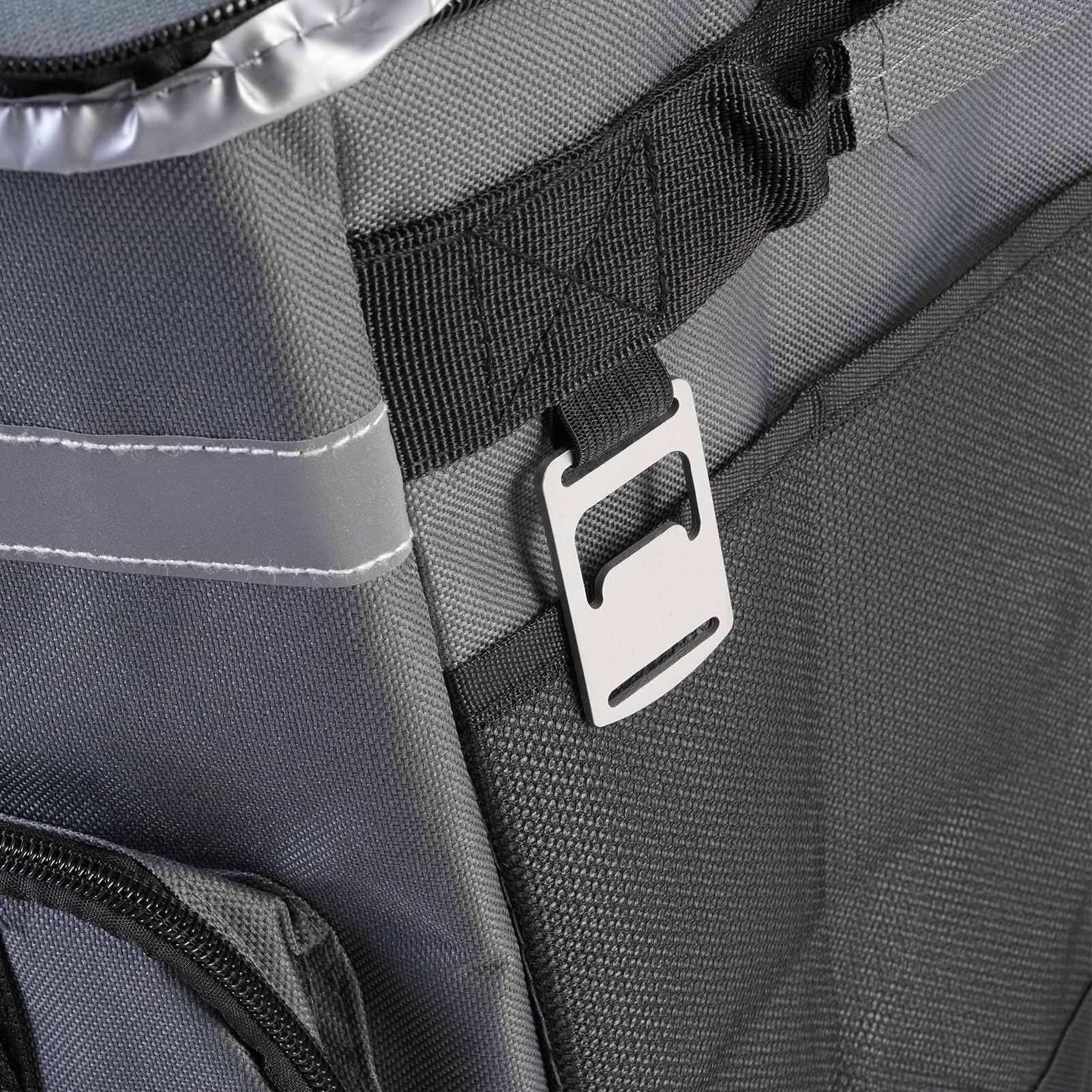 FILFEEL Glacière Roulante de 35 L avec Roulettes et Poignée, Sac Isotherme Souple pour le Camping en Plein Air, les Pique-niques et la Plage – Gris
