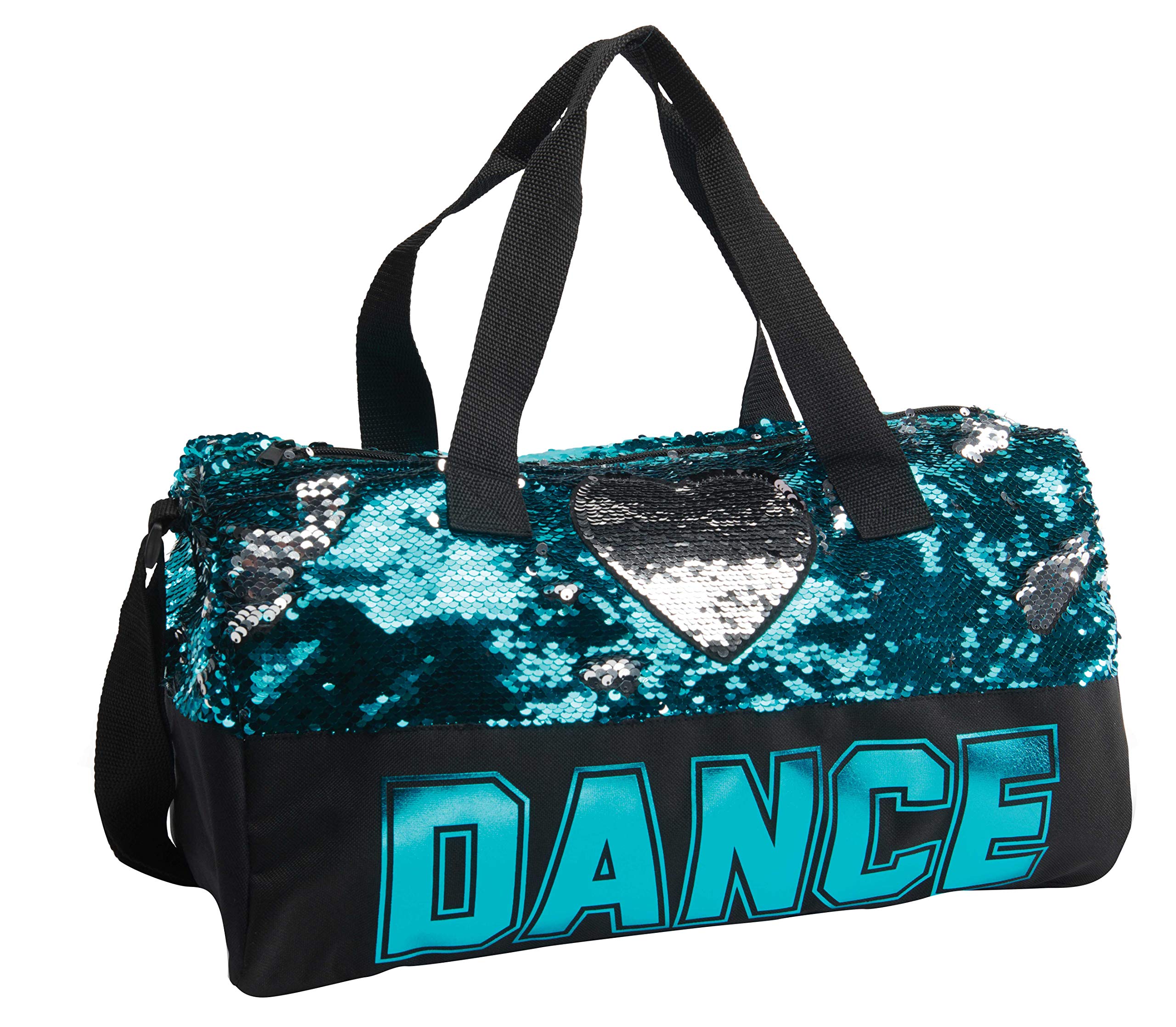 Danz N Motion Sequin Dance Heart Duffel Bag