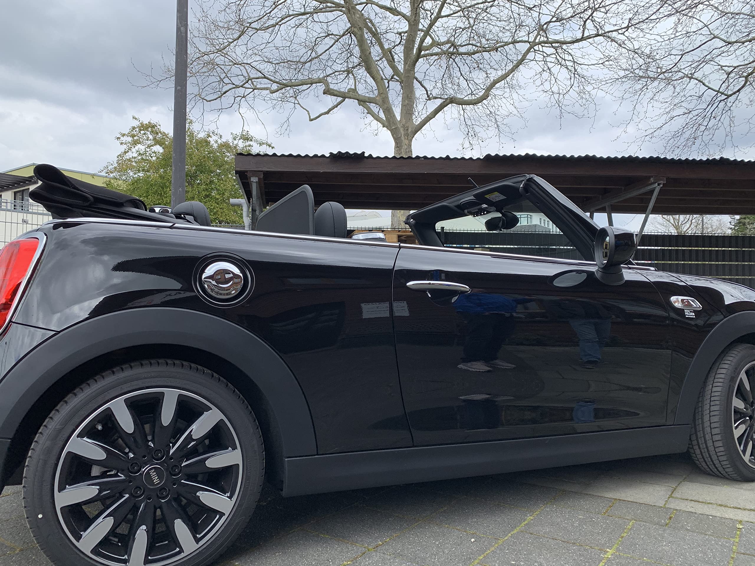 Windschott geeignet für BMW Mini One Cooper F67 Mk IV Cabrio mit Tasche