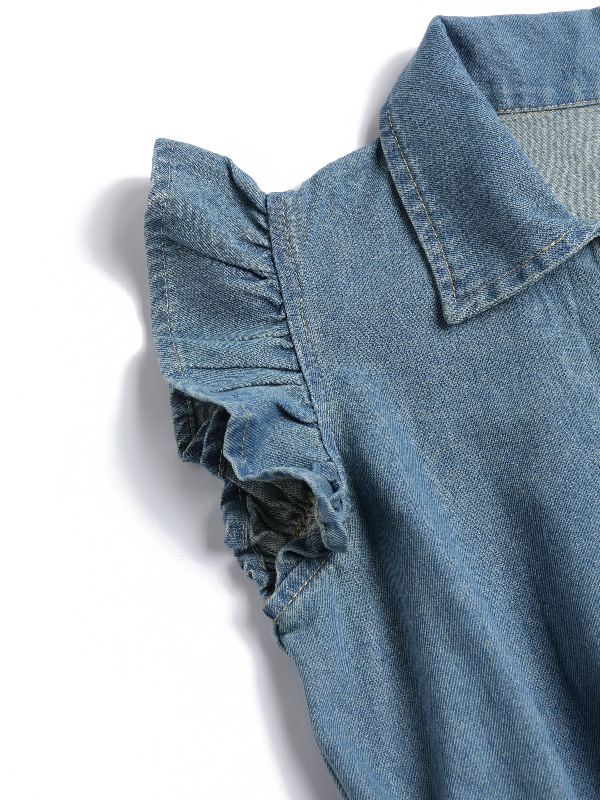 Combinaison pour fille - Pantalon long pour fille - Manches courtes - Décontracté - Sport - Élégante