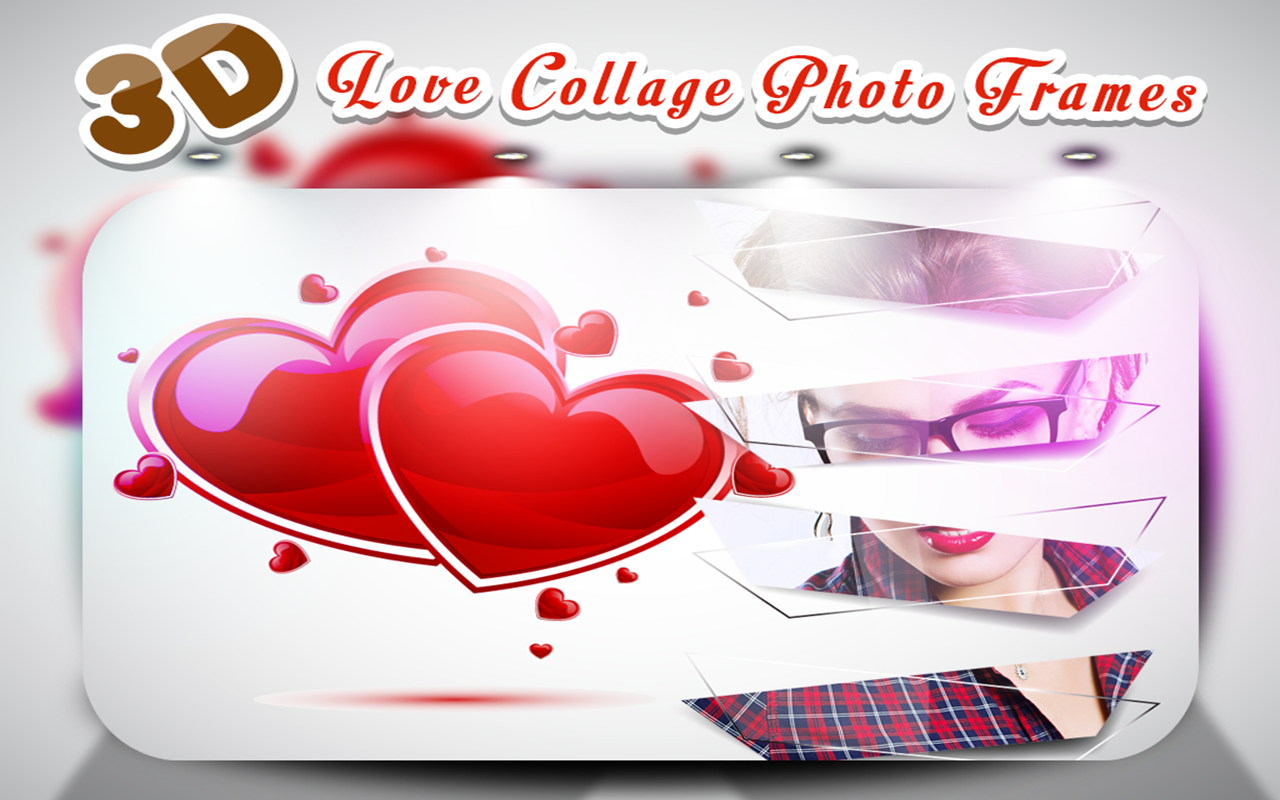 3D Love Collage Photo Frames App on Amazon Appstore