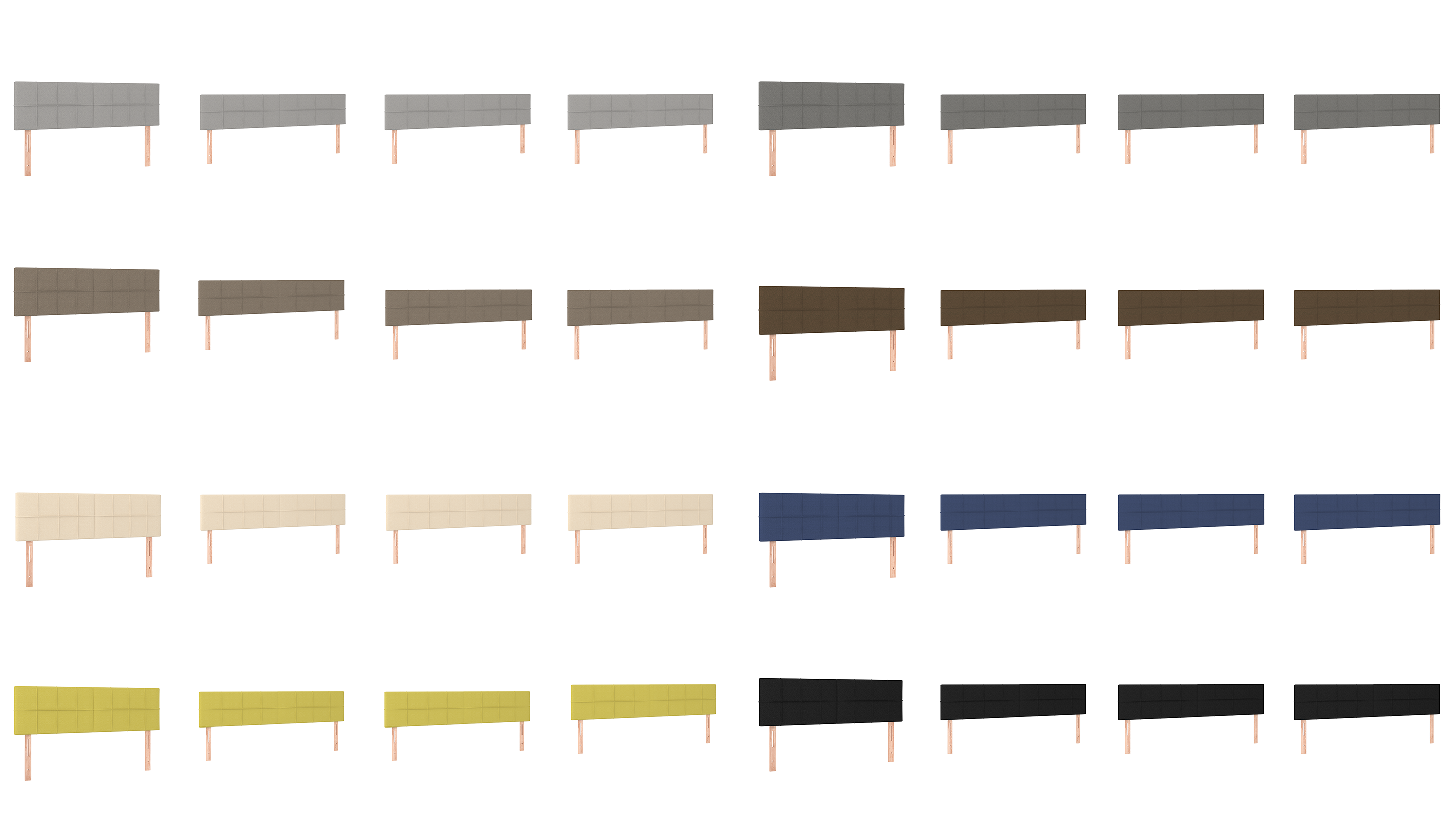 Testiera ad Orecchio Blu Scuro 93x23x118/128 cm in Velluto | Leroy Merlin