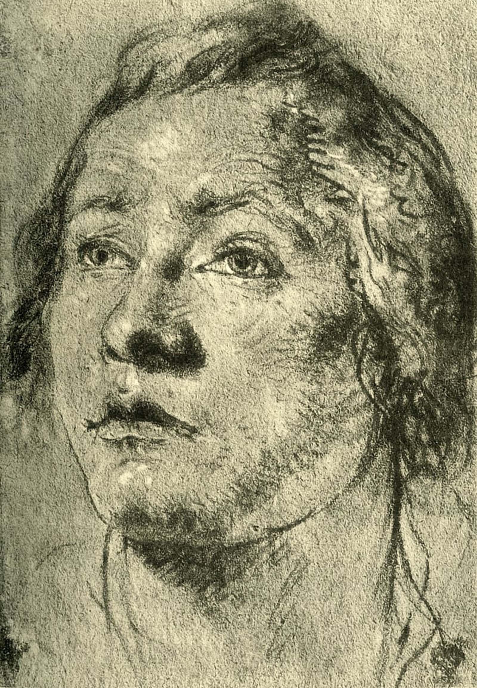 SERENDIPITP Aesthetic Poster Photo Wall Print Retro Picture Head of a Young Man by Battista Tiepolo Modern Wall Artwork for Home Decor 60x90cm