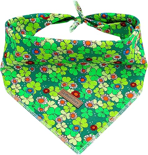 Lionheart glory St. Patrick Dog Bandana Dog Kerchief 1 Pack Washable Soft Comfor
