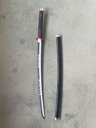 Miniatura 9 de Ziqing Espada Demon Slayer para cosplay, espada Agatsuma Zenitsu, anime Katana de anime con textura original, una variedad de estilos para elegir