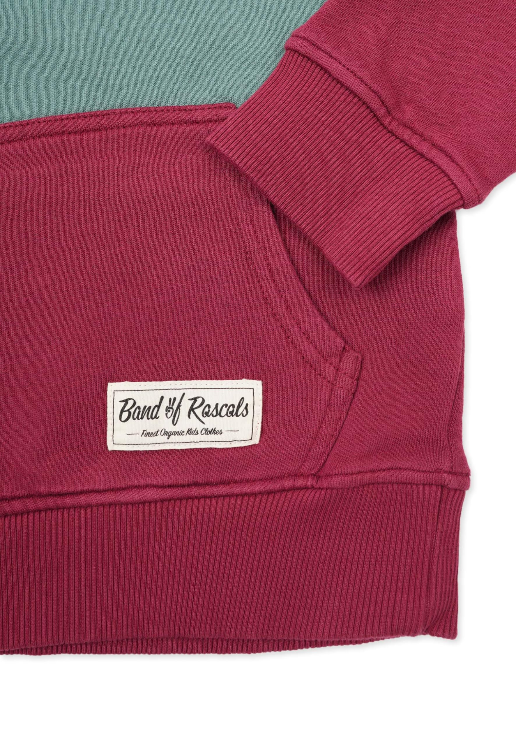 Band of Rascals Kinder Kapuzenpullover 3C Block aus Bio-Baumwolle