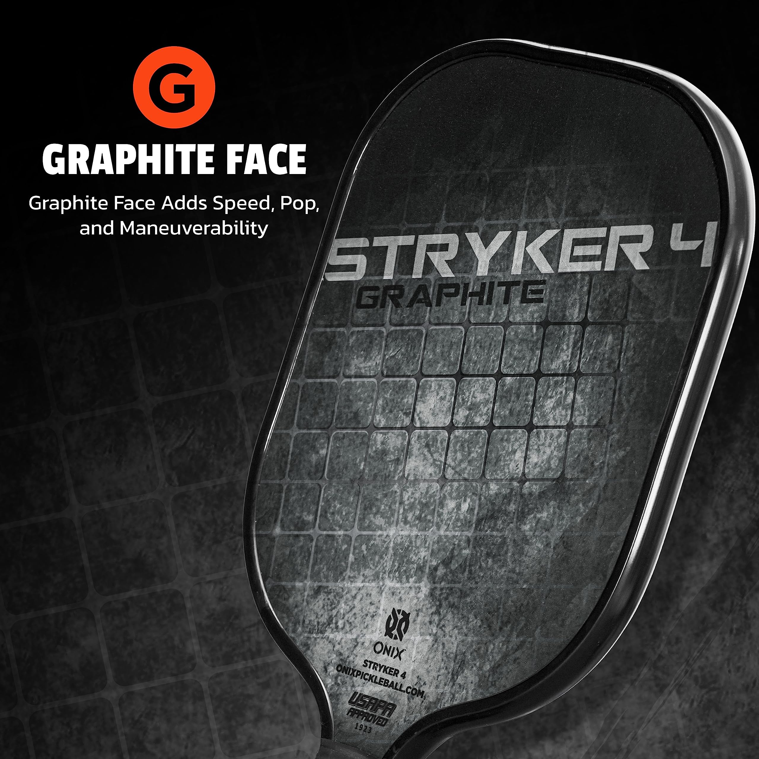 Amazon | Onix Stryker ピックルボールパドル 4個 ポリプロピレン芯 