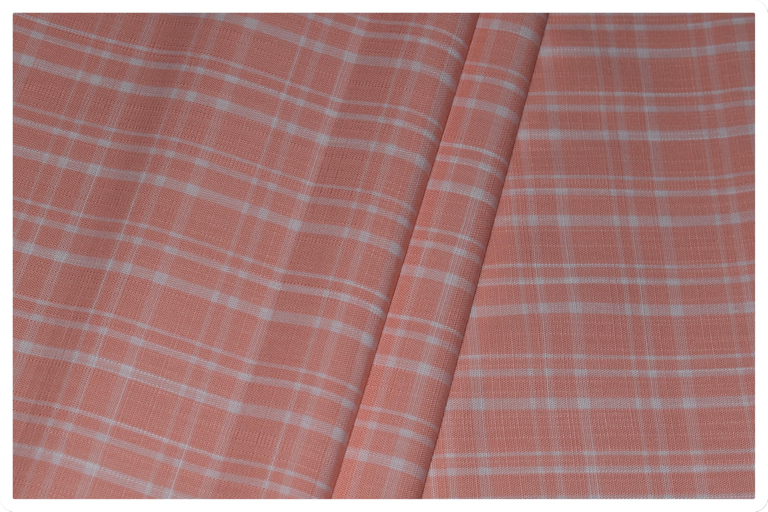 Men's Pure Cotton Checkered Unstitched Shirt Fabric (NC09H6)-image-44