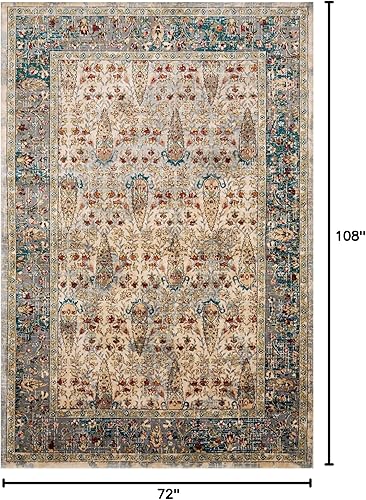 Miniatura 3 de Loloi II Isadora Collection ISA-03 - Alfombra de área de transición de 6'-0" x 9'-0" ArenaAcero