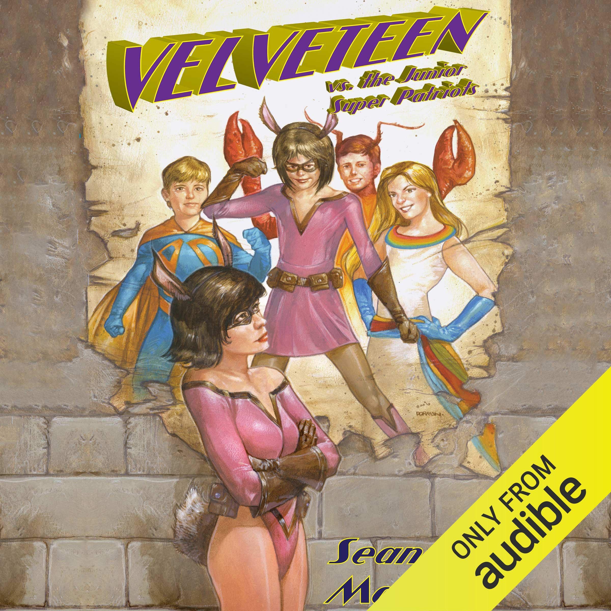 Cover art for Velveteen vs. The Junior Super-Patriots