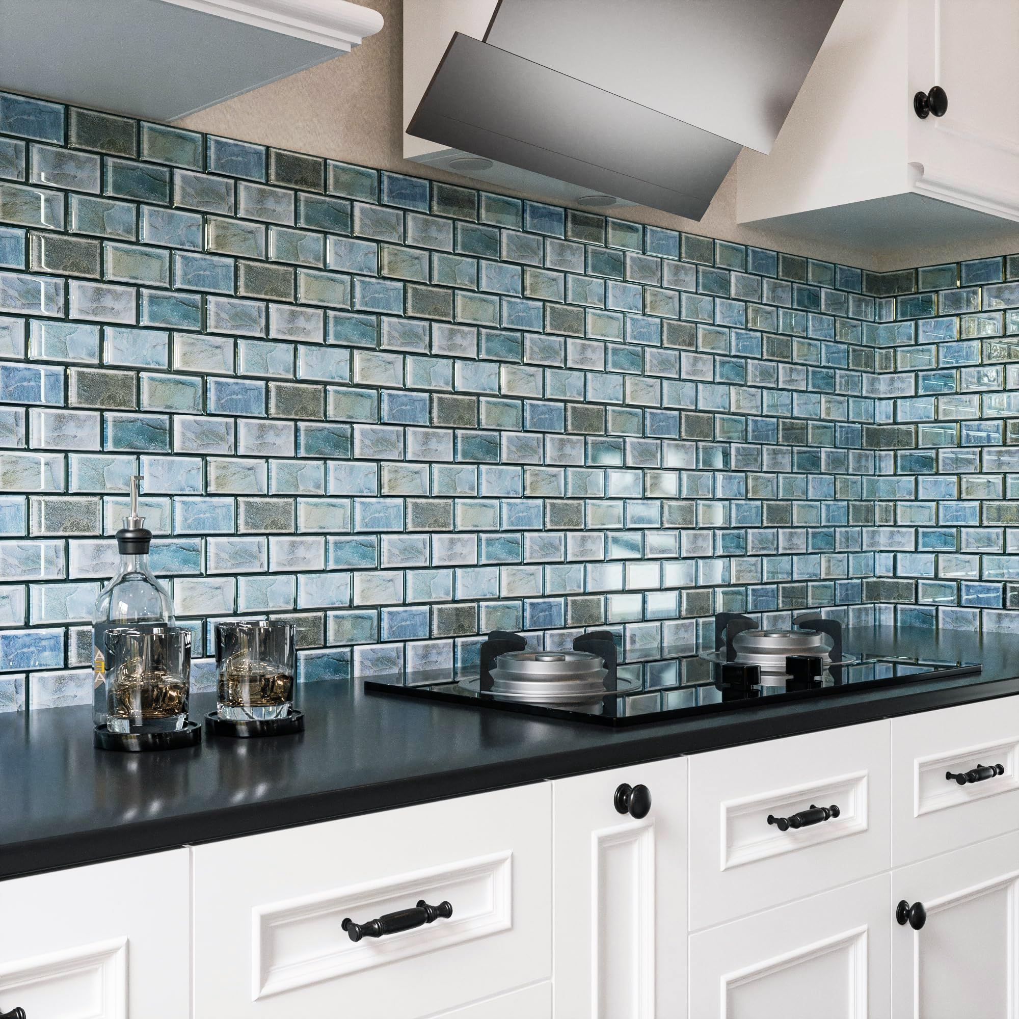 Light Teal Green Peel And Stick Subway Tile Sticker Self