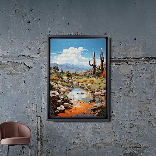 Miniatura 5 de Red Mesa, Archival Print of Landscape Prints of Red Mountain in Mesa, Arizona, Canvas, Home Decor