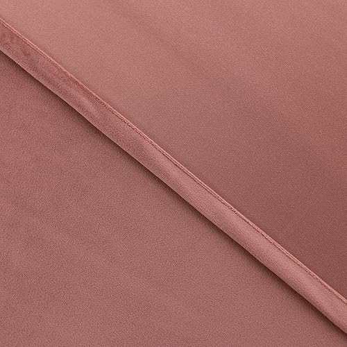 Miniatura 4 de PLEASANT BOULEVARD Cortinas de terciopelo 2 paneles Cortinas opacas pesadas con ojales, cortinas de oscurecimiento con aislamiento térmico para sala