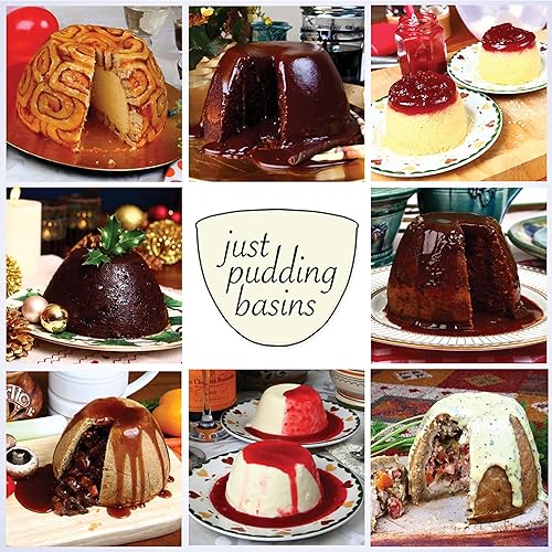 Miniatura 4 de Cuencos de pudín de 2 pintas y tapa de plástico morado para microondas con tapa de clip paquete de 2 unidades