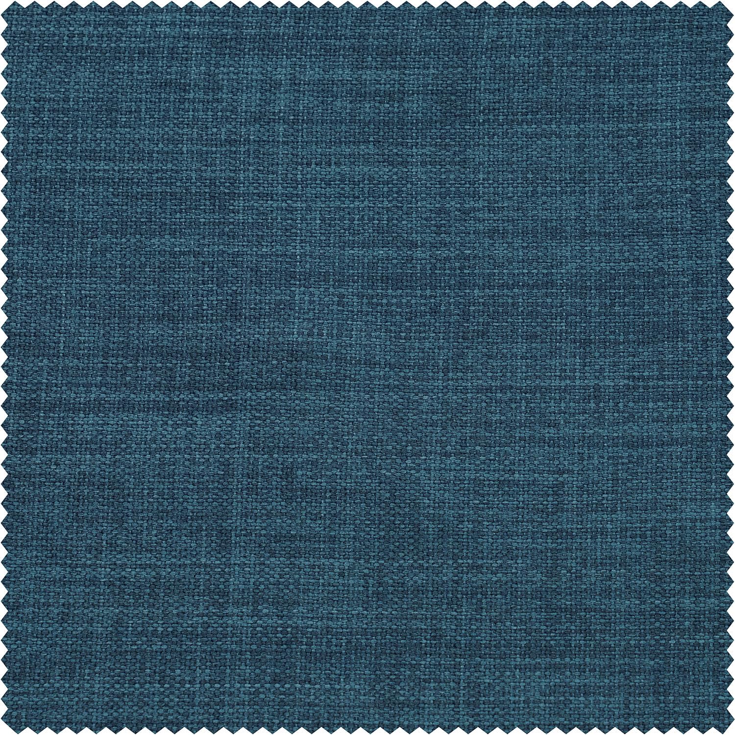 HPD Half Price Drapes Zasłony zaciemniające z teksturą lnu, sztuczny len, do sypialni, dł. 270 cm (1 panel), do salonu, dekoracja domu, 127 x 270 cm (szer. x dł.), niebieskie (Story Blue)
