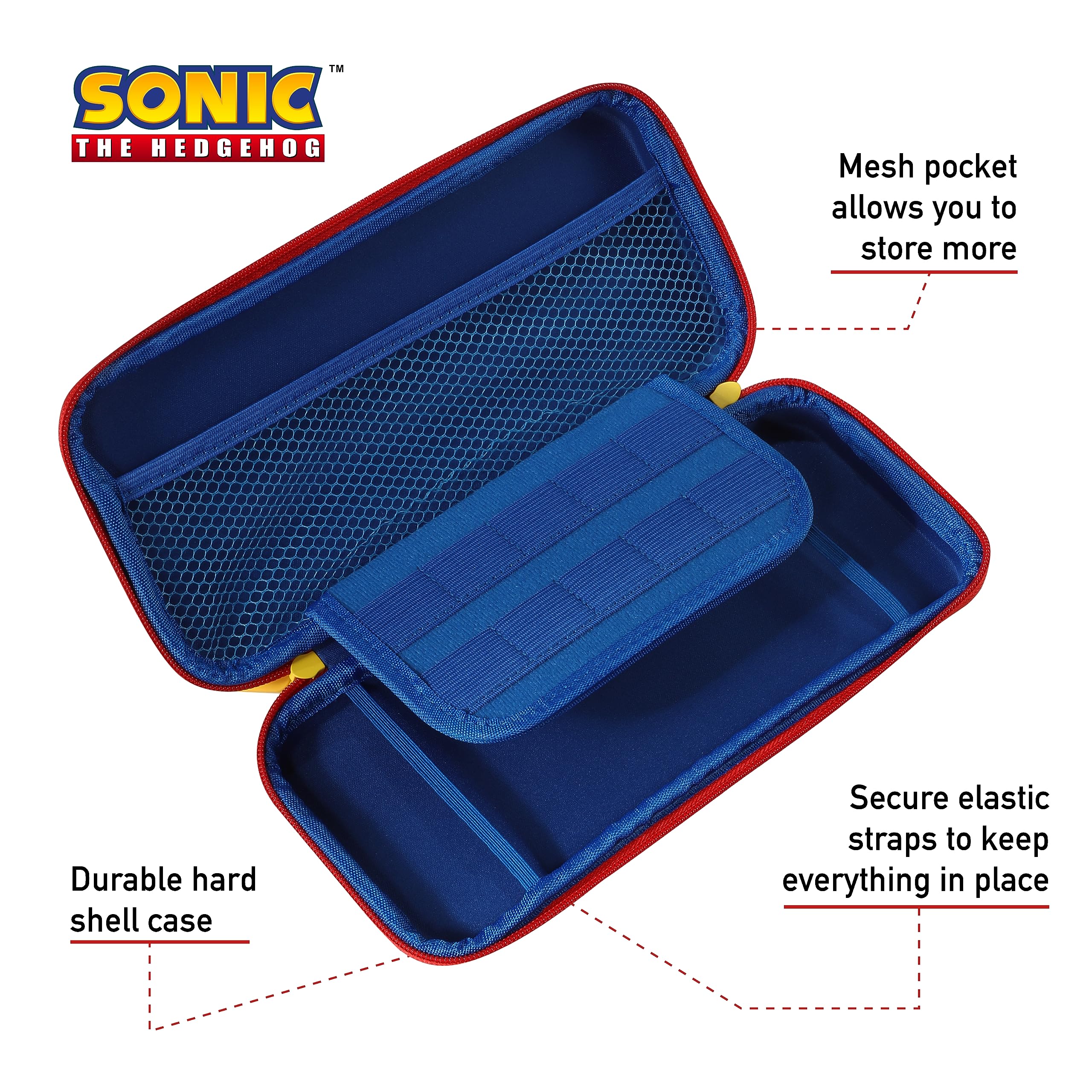 Snapklik.com : Sonic The Hedgehog Nintendo Switch Case, Gaming On-the ...