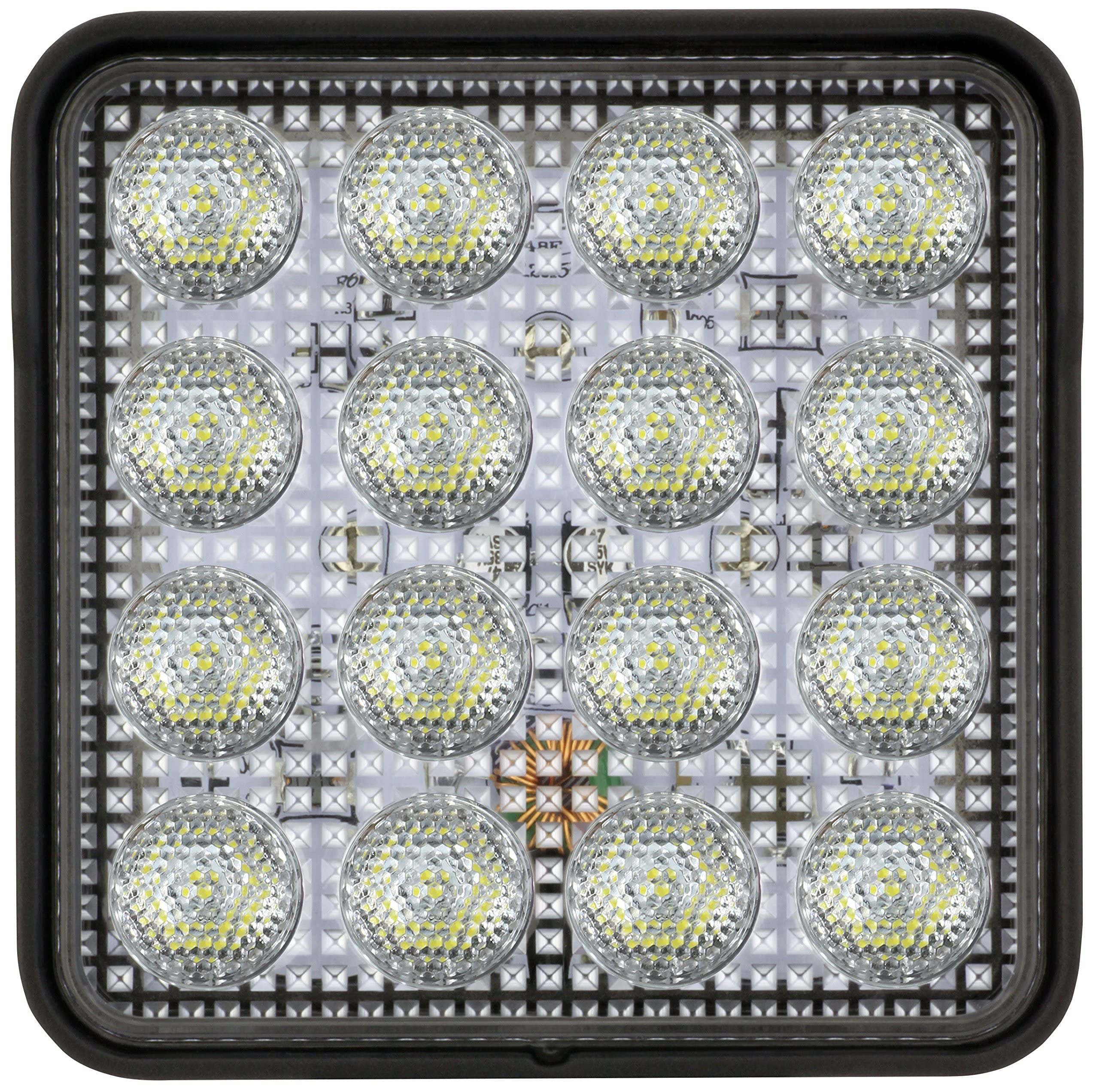LED Rückfahrscheinwerfer 25 Watt 2700 Lumen, Arbeitsscheinwerfer mit ECE R23 Zulassung, 35,6°, Für 12V 24V, z.B. LKW Traktor Offroad