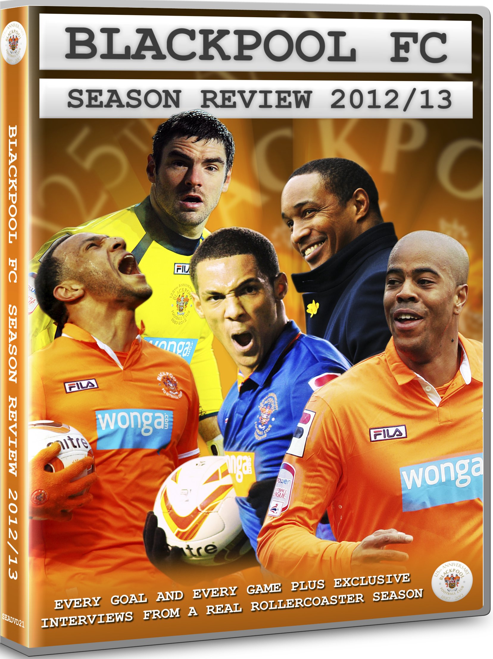 DVD Blackpool FC: Season Review 2012/2013, documental deportivo en formato de video doméstico