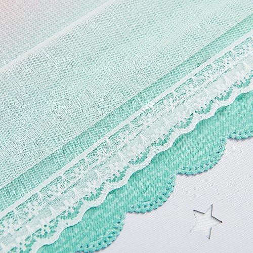 Miniatura 123 de XiDi - Cortinas rosas y grises para dormitorio de niñas, calcomanías de pared de unicornio, cortina verde, oscurecimiento de habitación, opaca, 63