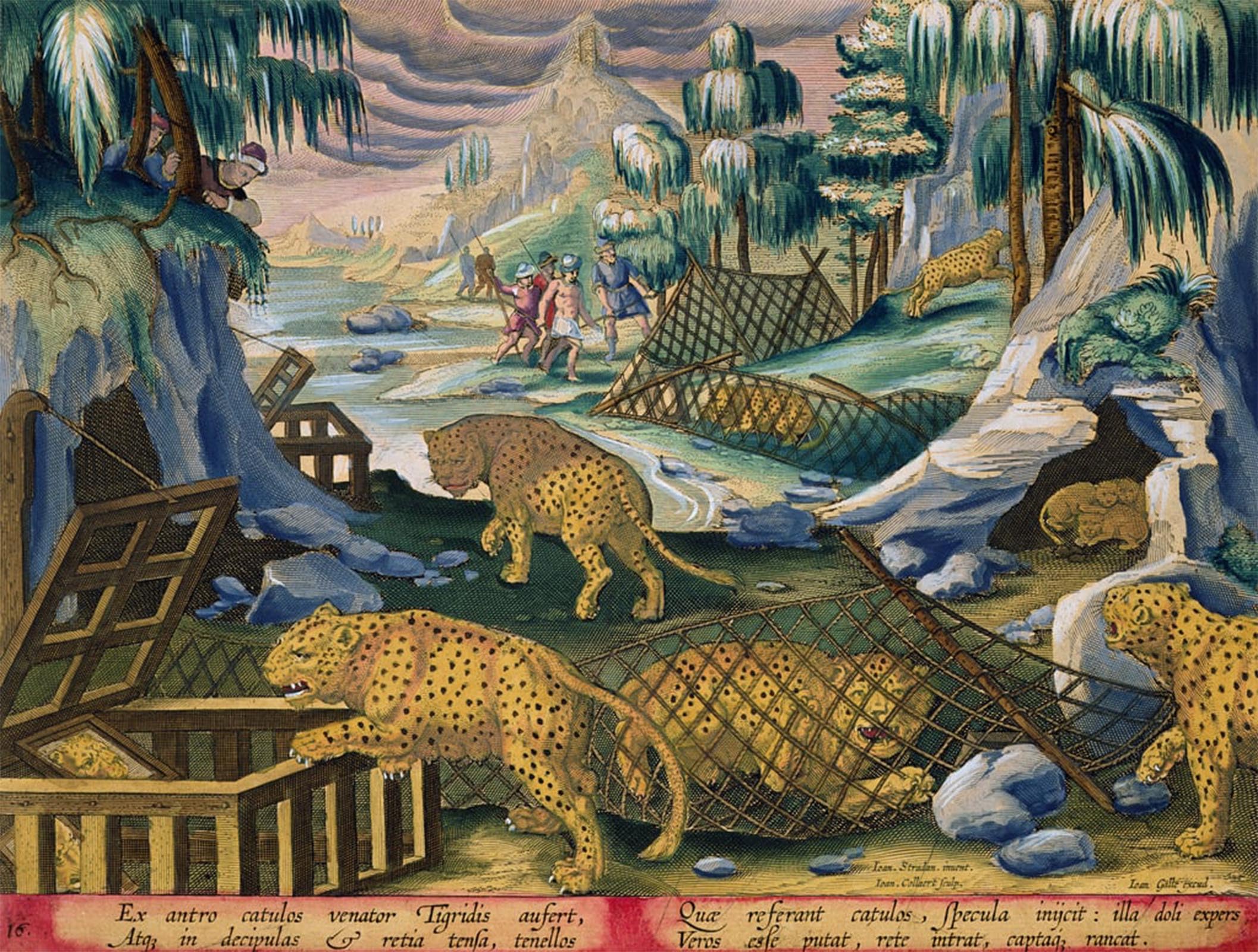 Cuadro de lienzo Jan Van Der Straet de 60x90cm para decoración 5