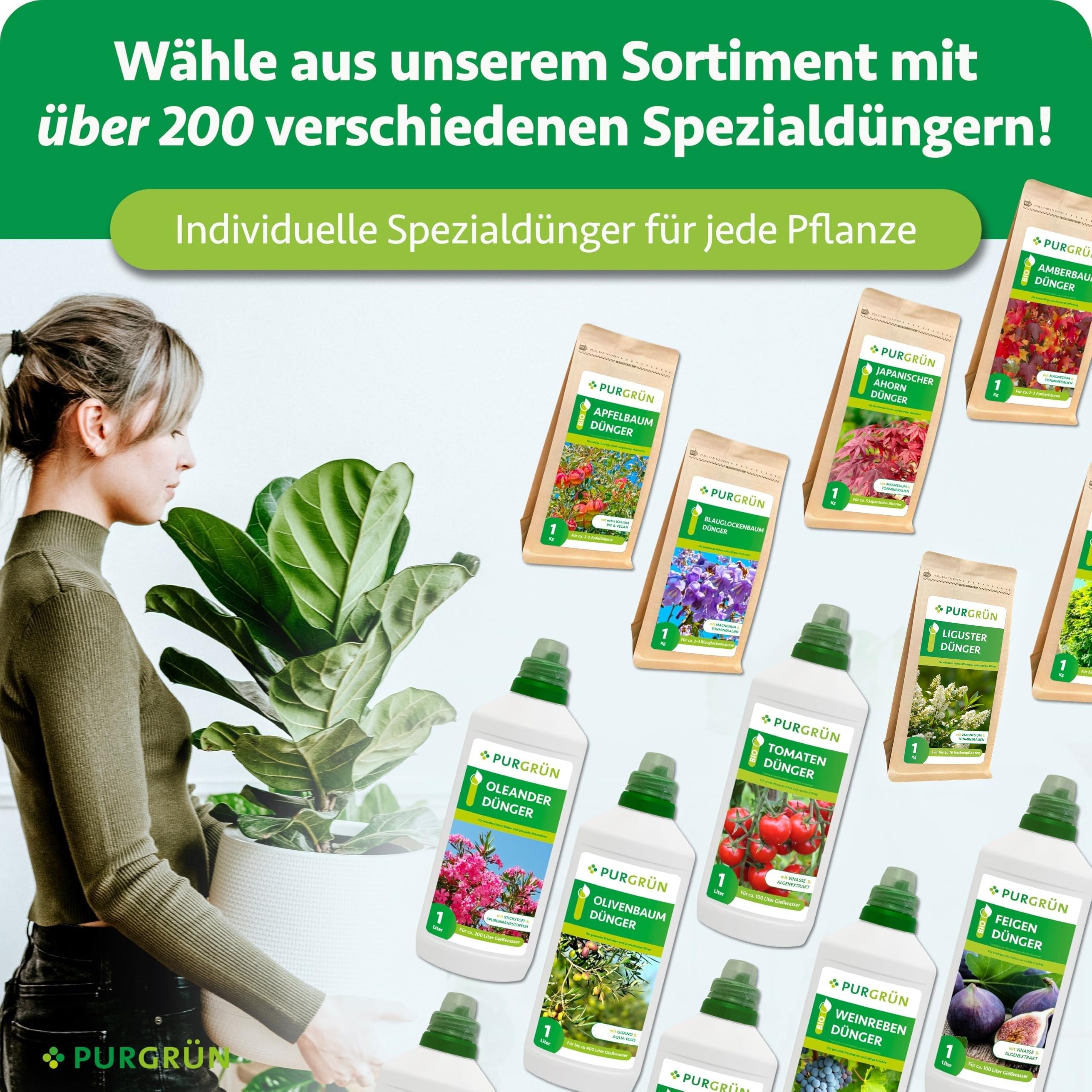 Indica-Dünger-Set 2 x 1 Liter – Schnell wirksame Rezeptur – Vollspektrum-Nährstoffe für Wachstum & Blüte – Flüssigdünger Indoor & Outdoor – Für alle Wachstumsphasen von Indica-Pflanzen