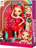 Rainbow High Be Dazzling - Vivienne Rouge - Fashion Doll rossa da 28 cm con decori, gemme scintillanti e accessori per lo styling - 14