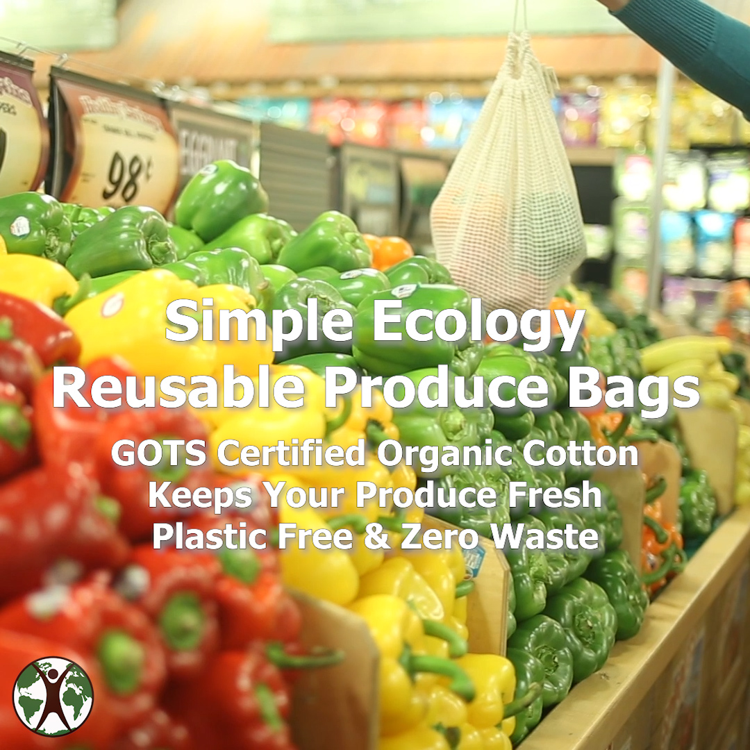 Totes Produce Organic Cotton Shopping Totes 8-Piece Organic Cotton Reusable Grocery ...