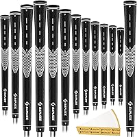 Vista 13 de SAPLIZE Set de empuñaduras de golf de 13 unidades, paquete con cinta o kit completo de regripping, tamaño jumbo / mediano / estándar / pequeño
