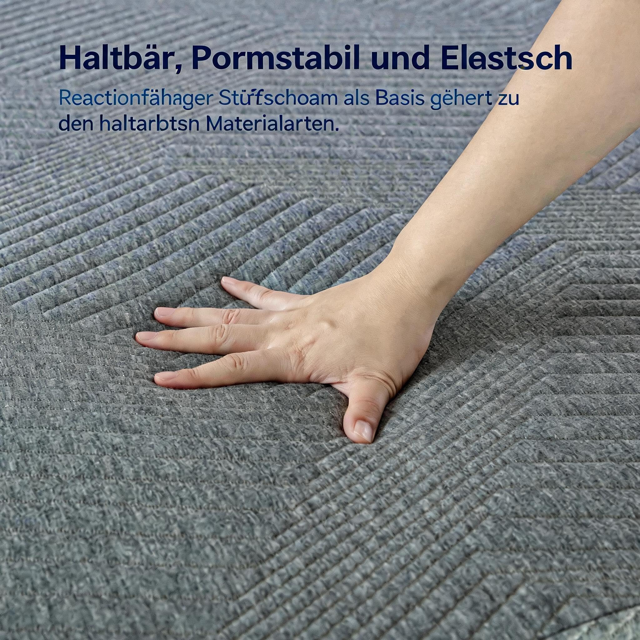 MLILY Plus Taschenfederkernmatratze 140x200 cm H3 | 7 Zonen Federkernmatratze 26 cm Höhe | Memory Foam Matratze 140x200cm ergonomisch & rückenschonend, atmungsaktiv | Öko-Tex Zertifiziert