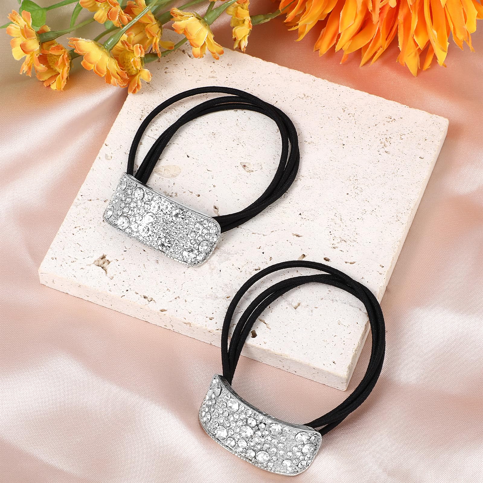 Amazon.com : Sparkly Rhinestone Hair Accessories: 2 PCS  display picture 1