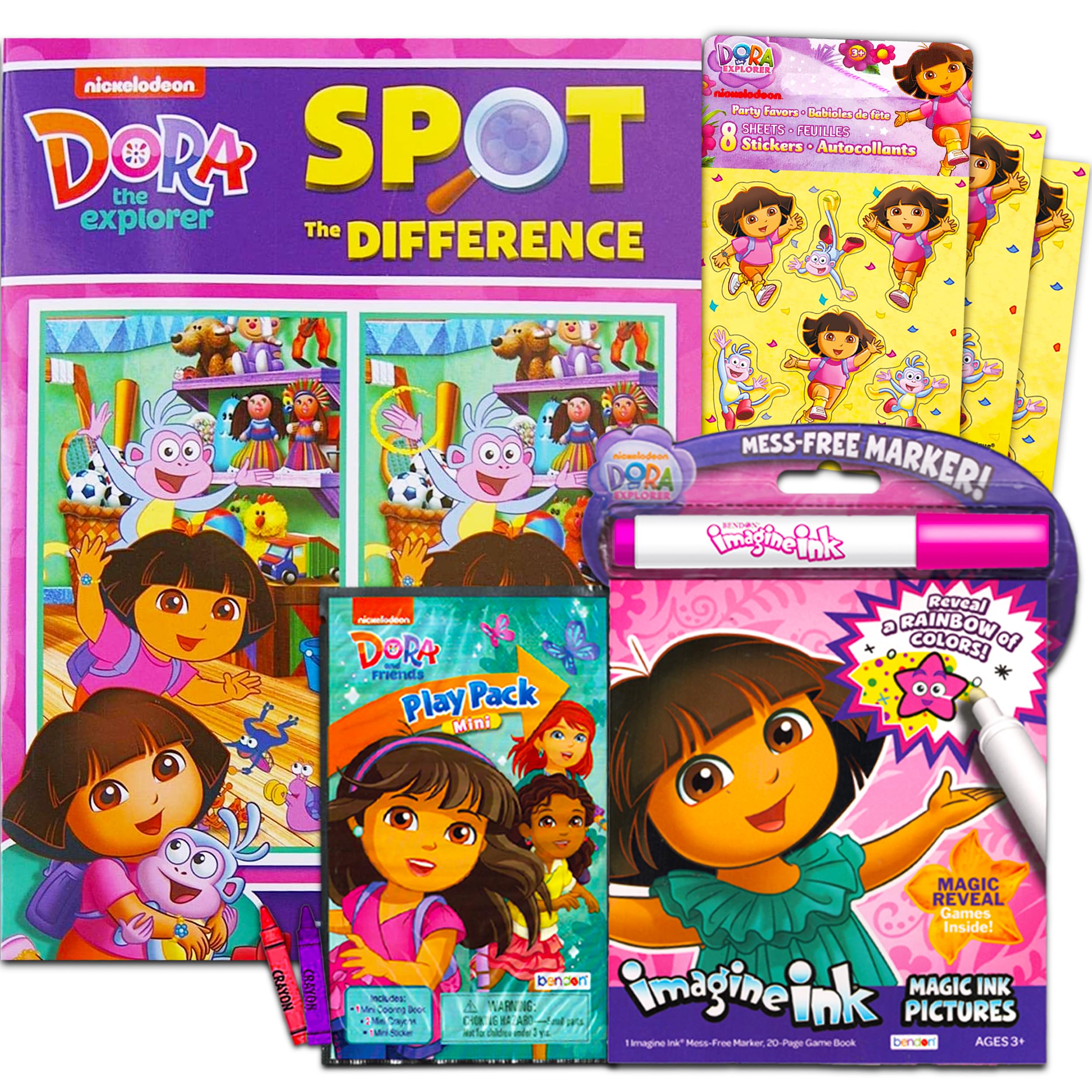 Buy Dora the Explorer Coloring Books with Stickers Bundle (120 Pages