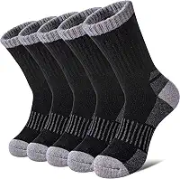 Meias femininas de lã merino para caminhadas, térmicas de inverno, grossas e aconchegantes