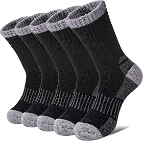 Meias femininas de lã merino para caminhadas, térmicas de inverno, grossas e aconchegantes