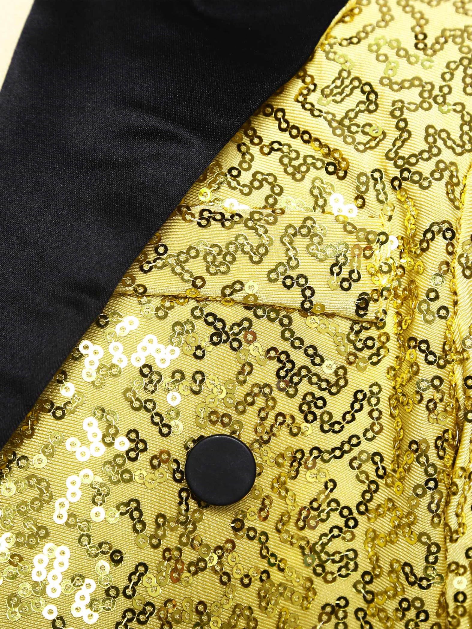 Bambini Ragazzi Frac Giacca Paillettes Stile Steampunk Gotico Giacca Lunga Abito Giacca Smoking Matrimonio Natale Festa Abbigliamento