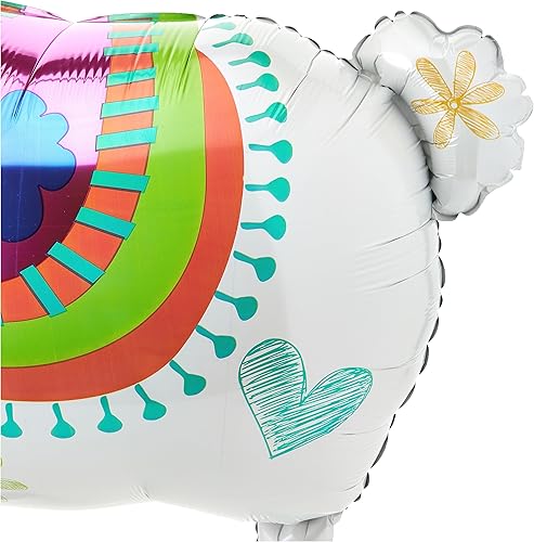 Miniatura 3 de Anagram Alpaca Llama 36" Supershape Foil Jumbo Globo de fiesta de cumpleaños