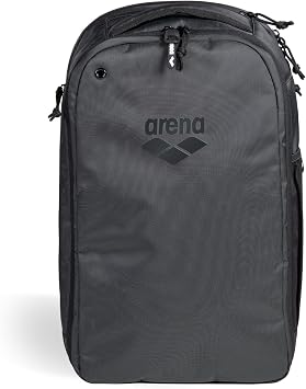 ARENA All Set Urban Backpack Work Leisure Gym Rucksack Multisport Daypack Medium Size Training Gear Equipment Bag for Teens Men Women, 30 Liters, Black