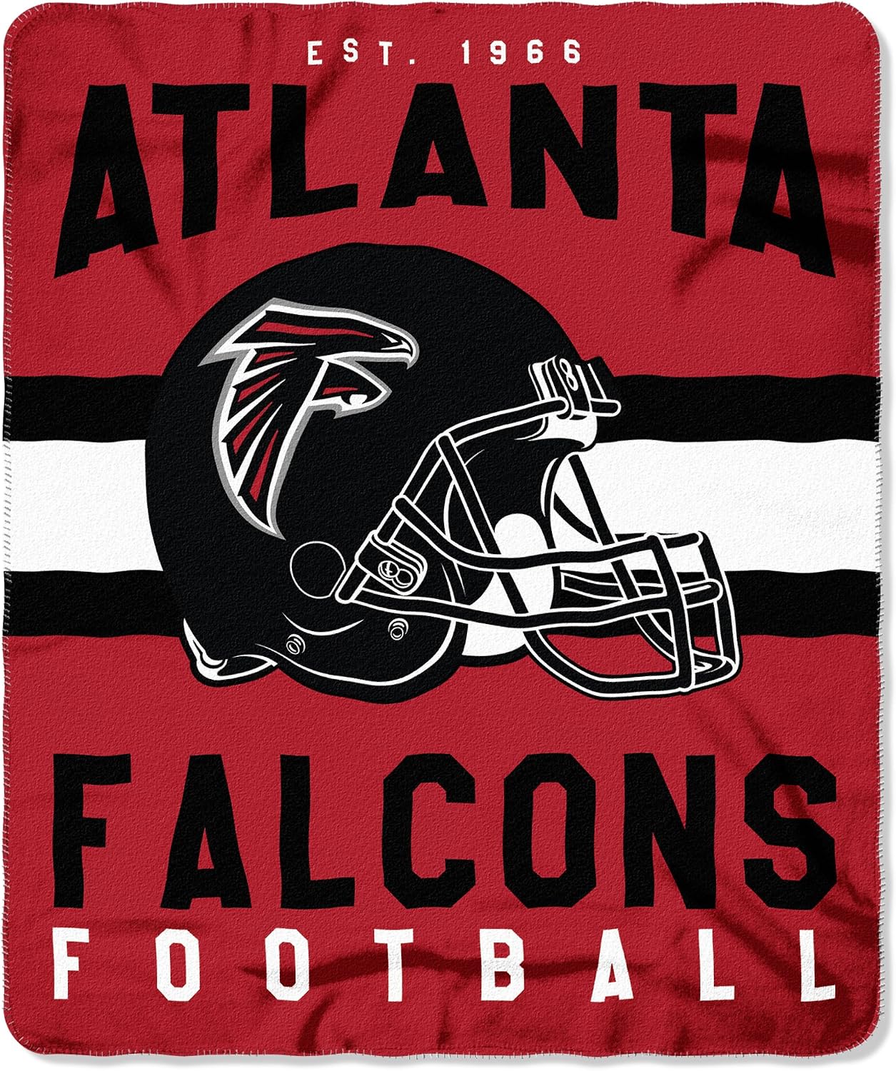 Amazoncom Nfl Atlanta Falcons Singular Fleece Throw Amazoncom Nfl Atlanta Falcons Singular Fleece Throw