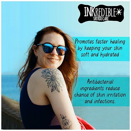 Miniatura 7 de INKredible Ungüento curativo para el cuidado posterior del tatuaje la loción para tatuajes hidrata la piel para prevenir la costra, seguro para todo