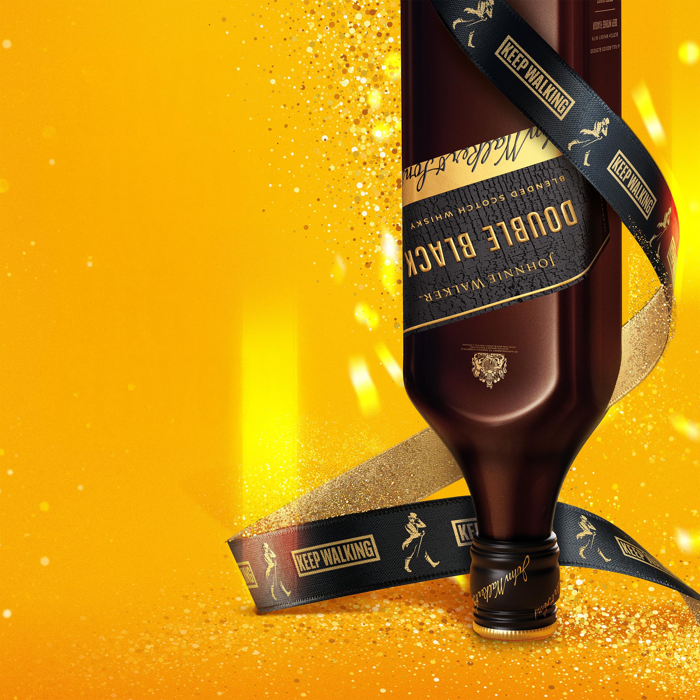 Johnnie Walker, Double Black label, Whisky escocés blended, 700 ml