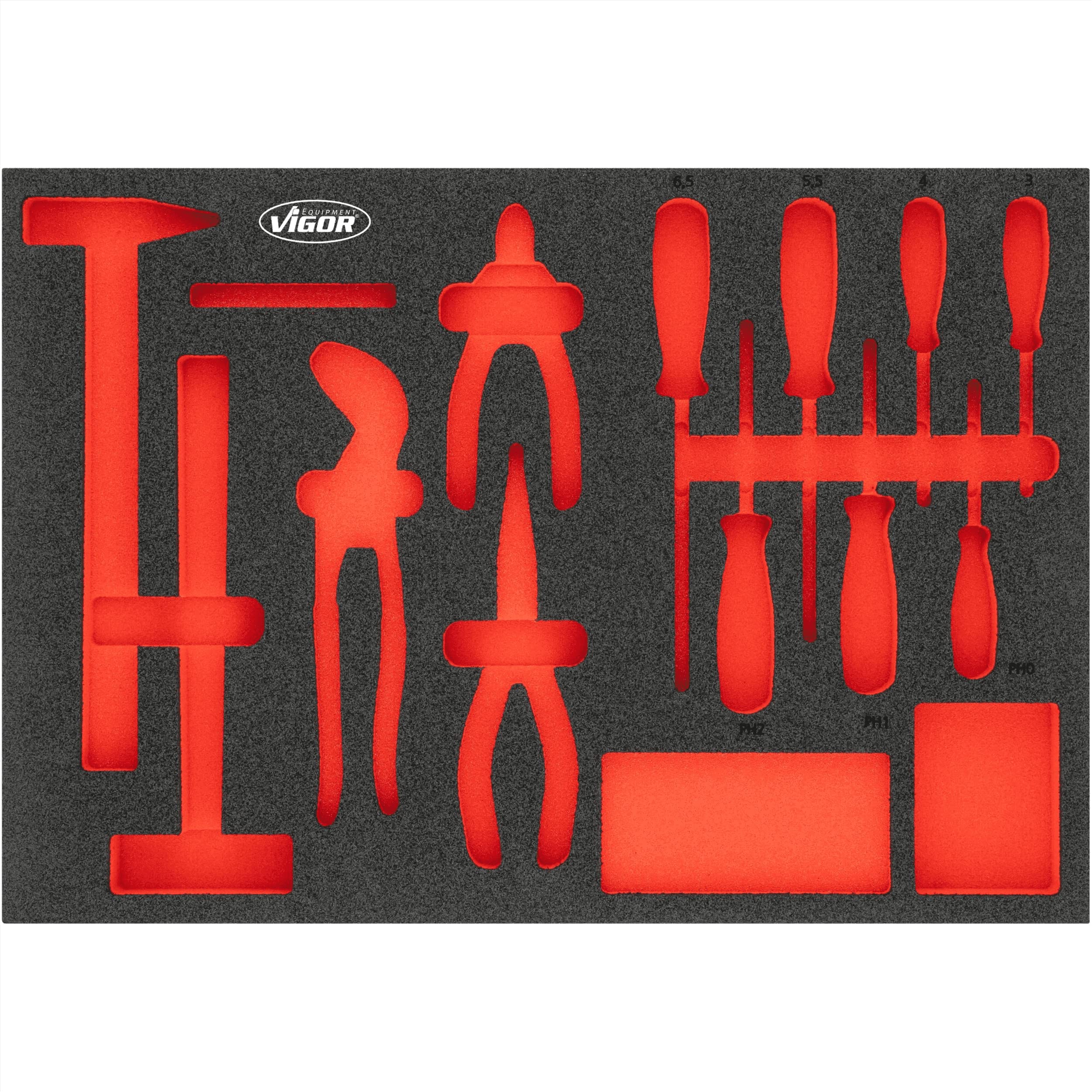 VIGOR Weichschaum-Einlage ∙ leer ∙ V5634N-L